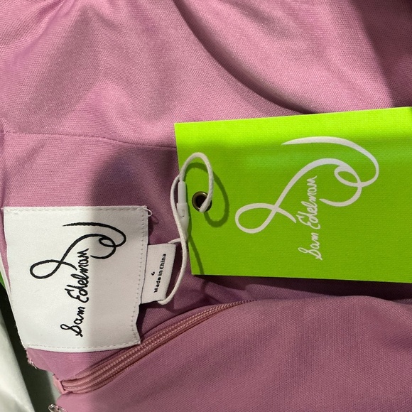 Sam Edelman Leafy Off the Shoulder Midi Dress – Rose – Size 6 - NWT - Picture 5 of 7